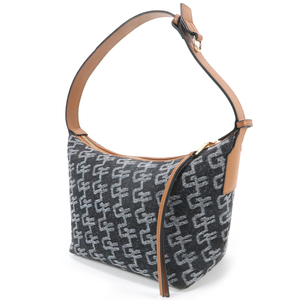 Bolso de hombro de mezclilla para mujer, estilo casual, bolso hobo con patrón y cremallera, bolso moderno para el día a día - Product Image 2