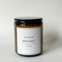 Vente en gros pot vide en verre de crème cosmétique marron pour soins de la peau sérum petit pot de bougie faveur de mariage avec couvercle en métal et aluminium