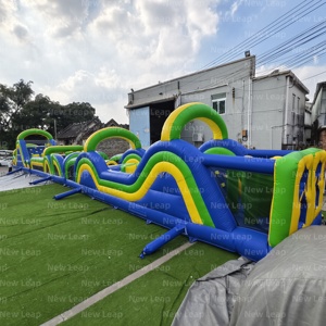 99ft Yuedong <span class=keywords><strong>Gonflable</strong></span> Obstacles Course Vert Toboggan Combo Escalade Maison <span class=keywords><strong>Gonflable</strong></span> Thème Ville Parc - Product Image 6