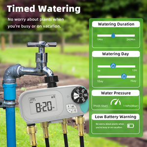 Manuel du fabricant Minuterie mécanique de l'eau Valves 4 zones Tuyau <span class=keywords><strong>d</strong></span>'irrigation pour <span class=keywords><strong>Gardena</strong></span> Garden Water Timer - Product Image 3