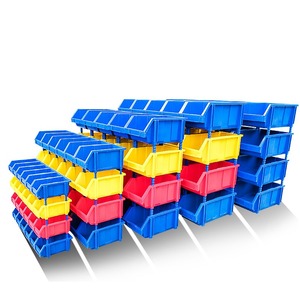 Contenedor de almacenamiento de plástico multifuncional al por mayor apilable y colgante con divisores piezas encajables cajas de herramientas para ropa de cama - Product Image 2