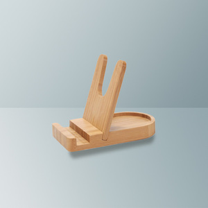 Escurridor de tapas de ollas al por mayor de fábrica, escurridor de utensilios de cocina y menaje, escurridor multifuncional de bambú desmontable y personalizable - Product Image 1