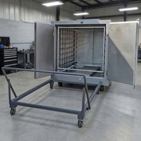 Four de séchage et de cuisson pour revêtement en poudre d'acier à haute température avec contrôle automatique de la température pour ligne de production
