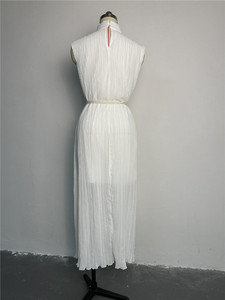 Vestidos <span class=keywords><strong>De</strong></span> Noche Vente en gros Nouvelle robe longue élégante à lacets pour femmes européennes et américaines à la taille simple - Product Image 6