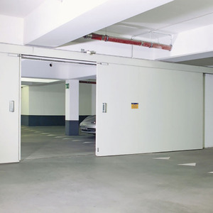 <span class=keywords><strong>Puerta</strong></span> Plegable Corredera Industrial - Puertas Plegables Correderas de Hierro Metálico de Alta Resistencia con Rodamientos Cerrados para Almacenes de Fábrica - Product Image 6