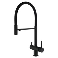 Robinet purificateur d'eau de cuisine en acier inoxydable 304 et céramique, extractible, eau chaude/froide, pour consommation directe, trois-en-un
