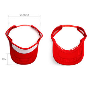 หมวกกันแดดตาข่ายเปล่าสำหรับงานซับลิเมชั่น ปรับขนาดได้ ระบายอากาศดี มี 9 สีให้เลือก สำหรับงานพิมพ์แบบรีดร้อน - Product Image 6