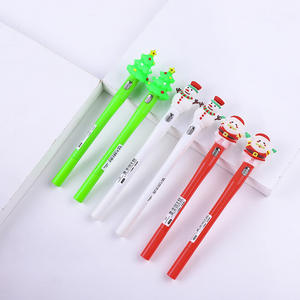 Bán Buôn Kawaii Dễ Thương Gel Ink <span class=keywords><strong>Pen</strong></span> Giáng Sinh Sáng Lên Bút Set - Product Image 2