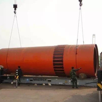 Séchoir rotatif à tambour de quartz chauffé indirect sciure de bois 1.8x15m avec combustible de charbon et de gaz de Henan Hongxing
