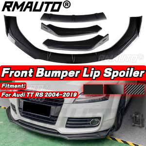Pour Audi TT RS 2004-2021, kit carrosserie en fibre de carbone RS, séparateur de pare-chocs avant, spoiler, diffuseur, protection, pièces extérieures - Product Image 1