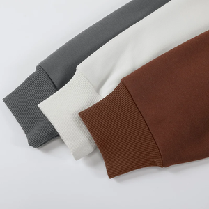 Sweat à capuche pour homme en coton lourd en gros, coupe surdimensionnée personnalisée, tissu en molleton français - Product Image 6