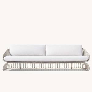 Lüks Modern açık Rattan bahçe kanepe seti veranda yemek için havuz başı oteller parklar restoran plajları-dayanıklı - Product Image 5