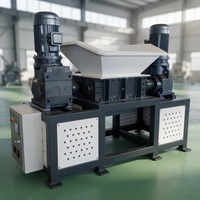 Mini broyeur Shengzhong pour déchets plastiques et métalliques, broyeur à double arbre