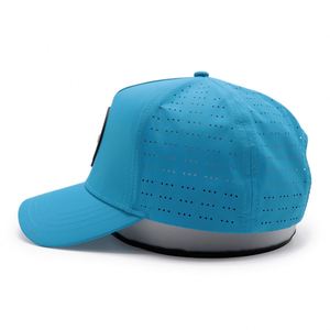 Gorra de Béisbol de 5 Paneles para Hombre, con Logotipo de PVC y Goma, Impermeable, de Secado Rápido, Gorras de Golf Personalizadas - Product Image 4