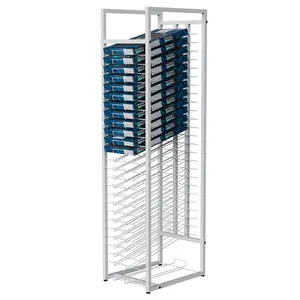 רצפת מתכת a4 נייר מגזין rack תצוגת עם 20 שכבות קיר נייר תצוגה עומד קיר