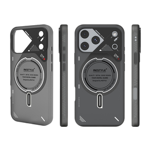 Funda Magnética Híbrida de TPU+PC Estilo RESTYLE con Disipación de Calor, Marco de Aluminio para Cámara, Imanes N52 y Diseño Antideslizante - Product Image 1