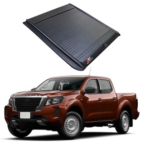 Couverture de benne pour Navara, pick-up <span class=keywords><strong>4x4</strong></span> pour Nissan Navara Frontier NP300 D40 D22, type rigide noir, volets roulants - Product Image 1