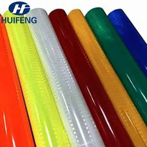 Huifeng High Quality Reflective Vinyl Sticker Material Reflective Sheeting Film For Road Signs