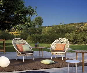 Modern Luxury Aluminum Rope Weaving <strong>Recliner</strong> Wholesale Outdoor Leisure <strong>Chair</strong> for Commercial <strong>Garden</strong> Sets Available for Use - Product Image 3