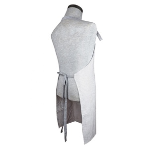 Mitte de four de cuisine rayée, meilleur ensemble de tabliers et gants de four en coton personnalisés
