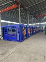 Chute d'encastrement pour bovins, équipement agricole hydraulique R&R