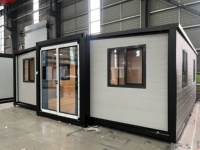 Maison conteneur préfabriquée de luxe de 20 ou 30 pieds pour abri de jardin, maison d'hôtes modulaire moderne