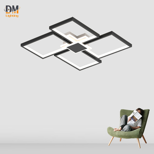 2025 Venta caliente acrílico minimalista forma cuadrada candelabros Led techo colgante luces accesorios techo - Product Image 1