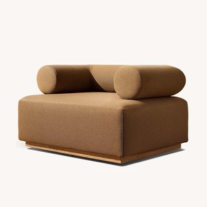 Ensemble de canapés modulaires d'extérieur en teck durable pour appartement, salle de sport, villa, patio, jardin, hôtel, mobilier d'extérieur et usage de loisirs - Product Image 5