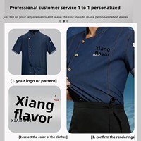 Blouses de chef à manches courtes, gaufrées, printemps-été, pour la cuisine et les services de restauration, uniforme chinois et occidental pour hommes