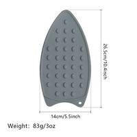 Tapis de repos en silicone, tapis résistant à la chaleur polyvalent pour planche à repasser à vapeur, tapis de table protecteur