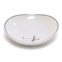 Assiette de service moderne en mélamine blanche, sans danger pour les aliments, incassable, passe au lave-vaisselle, légère, pour la maison, la cuisine, la salle à manger, le restaurant