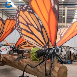 Papillons animatroniques d'insectes de simulation de <span class=keywords><strong>NL</strong></span>-AA24M301 pour le <span class=keywords><strong>parc</strong></span> d'attractions - Product Image 6