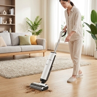 Nettoyeur de sols humides et secs avec aspirateur et serpillière à rouleaux, laveuse de sols commerciale, serpillière électrique, aspirateur, nettoyeur de tapis, appareil ménager