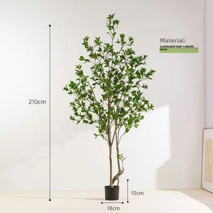 Plante artificielle sicilienne suspendue, Camélia <span class=keywords><strong>japonica</strong></span>, fausse plante <span class=keywords><strong>en</strong></span> pot, style nordique, inspirée d'Instagram, décoration de sol pour espaces intérieurs - Product Image 3