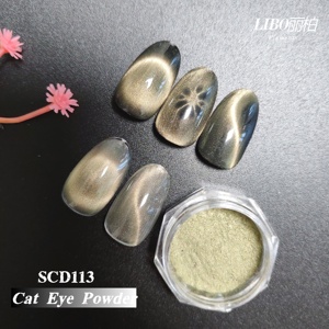 Nuevas llegadas: Polvo de ojo de gato con destellos de verano, sin negro y con imán fuerte para esmalte en gel - Product Image 2