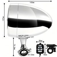 Système audio amplifié pour moto Harley de haute qualité, 4.1 canaux, 600W, en matériau ABS, avec radio multimédia, AUX, USB, fabriqué au Guangdong