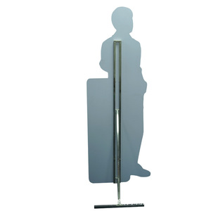 Forma umana moderna Standee bordo ritaglio 8mm fustellati schiuma per la pubblicità in acciaio PVC ferro materiale in acciaio inox