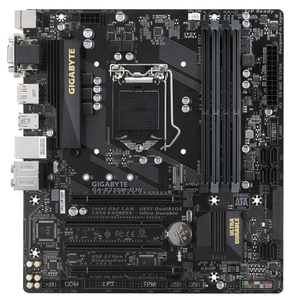 Placa base usada GIGABYTE B250M D3H con Intel <span class=keywords><strong>Socket</strong></span> LGA <span class=keywords><strong>1151</strong></span> B250 Express Chipset compatible con CPU Intel Core de 7ª y 6ª generación - Product Image 2