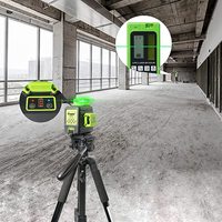Niveau laser vert Huepar B03CG 3D numérique multi-lignes 12 lignes 360° rotatif avec mode pulsé pour extérieur