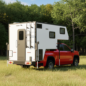 Camper per Pickup Ecocampor Mini172 in Alluminio con Bagno e Cucina per Campeggio e Viaggi - Product Image 1