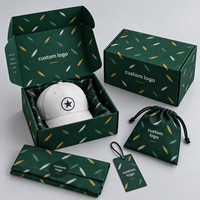 Boîte d'expédition en carton ondulé personnalisée avec logo, pliable, recyclée, pour vêtements, chaussettes, sous-vêtements