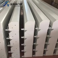 Persianas enrollables ocultas horizontales y verticales de metal para exteriores, fabricadas en China, ventanas eléctricas automáticas de aluminio antirrobo