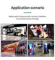 Pantalla LED Portátil de Alta Luminosidad para Señalización Digital a Todo Color, Ideal para Marketing y Publicidad
