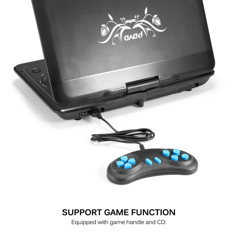 10.1 Inch Screen Portable DVD EVD Player with TV FM USB