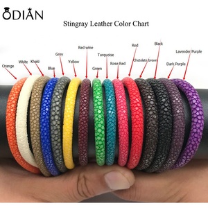 สายหนังปลากระเบนคุณภาพสูง ขายส่ง ขนาด 4 มม. 5 มม. 6 มม. หนังปลากระเบนแท้ 100% จากประเทศไทย - Product Image 2