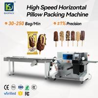 Automatische Horizontale Lebensmittelgeeignete Kissenverpackungsmaschine mit Heißversiegelung und Hoher Geschwindigkeit für Beutel und Taschen