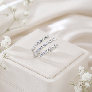 Anello a tre fasce Shooting Star per donna - Product Image 6