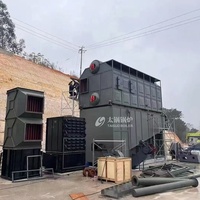 SZL Industrial Horizontal tekanan rendah 10 12 15 20 Ton Tph minyak kelapa sawit CIP kayu pelet tabung air Boiler uap asap