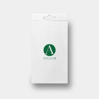 Présentoir à crochets en carton blanc imprimé sur mesure pour emballages de médicaments, pilules, masques et liquides, en papier biodégradable et recyclable avec logo