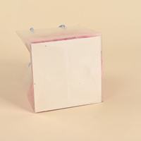 Boîte à gâteau carrée en PVC TONGHONG TH-20, sac cadeau givré pour anniversaire, sac à main grand format imperméable et recyclable, directement de l'usine
